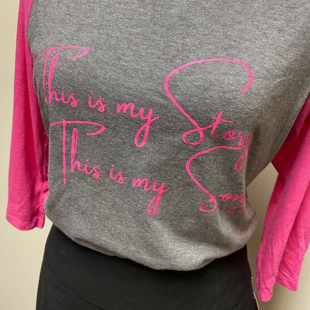 This is my story this is my Song 3/4 sleeve tshirt Multiple Sizes XS-2XL